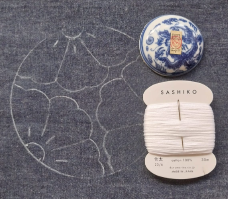 Seigaiha Waves kit - Sashiko